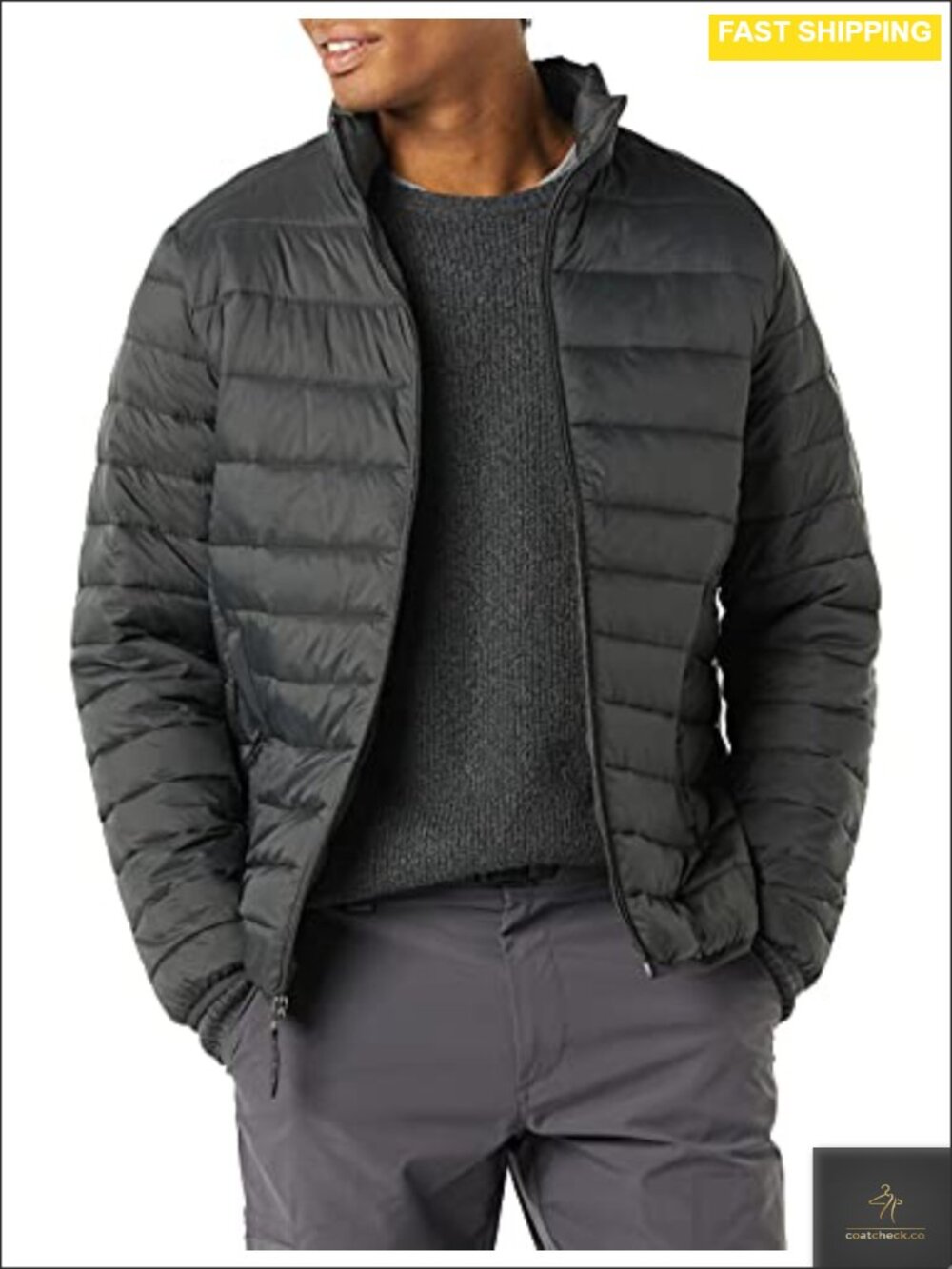 Men's Packable Lightweight Water-Resistant Puffer Jacket